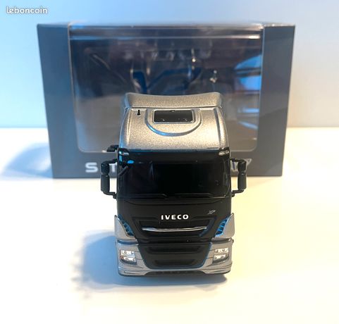 Camion Iveco Stralis Eligor 1/43 - Tracteur Routier Métal, Boîte Abîmée