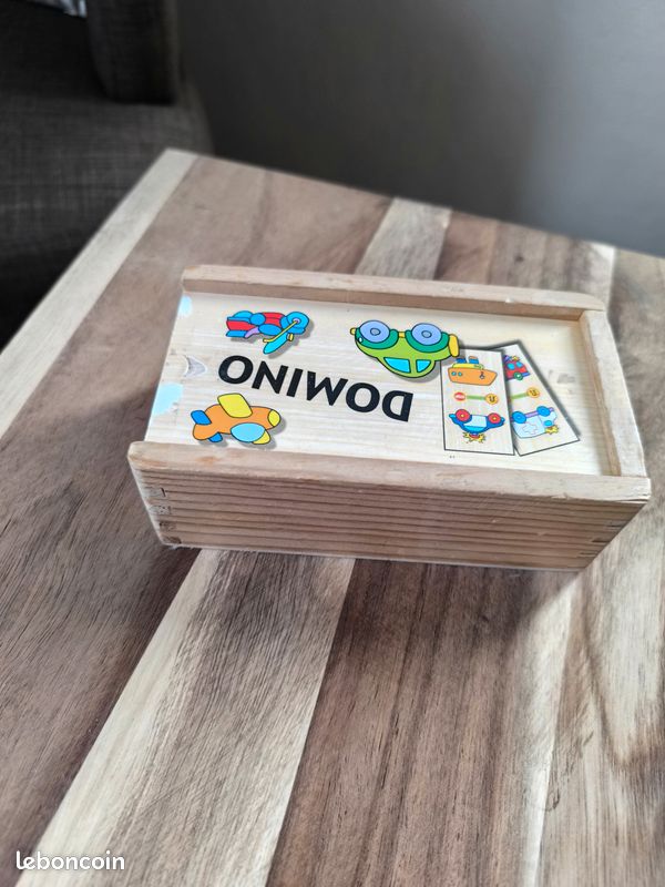 Cayro – Dominos Pour Enfants Dès 2 Ans – 28 Pièces En Bois Avec Illustrations – Jeu éducatif D'observation Et De Logique