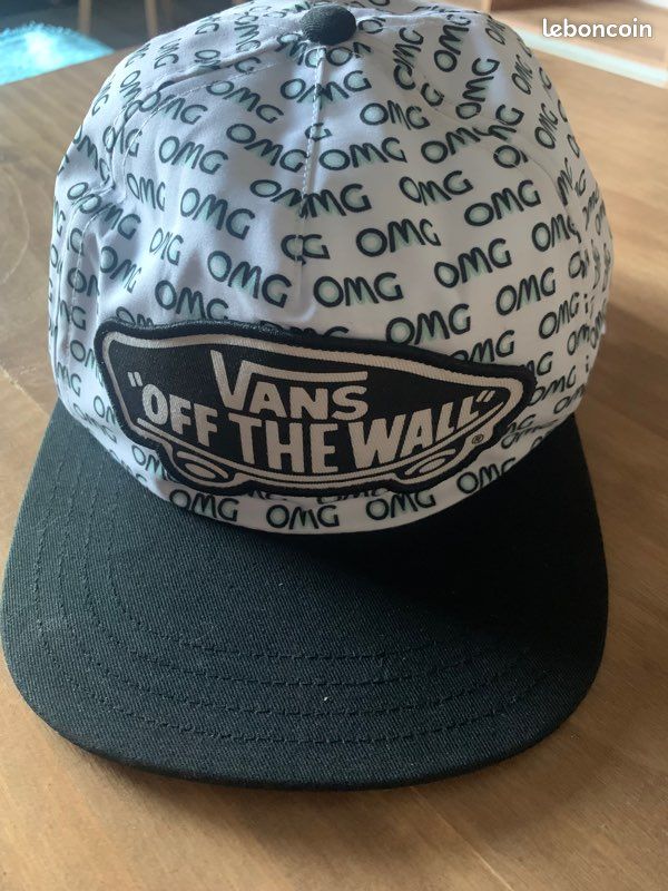 Casquette Vans Flipside couleur noir et blanc Taille unique (image 1)