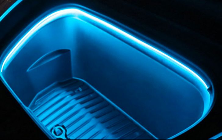 LED Voiture Coffre Avant FRUNK - Bande LED Bleu - éclairage pour Tesla  Modèle 3 Y - Équipement auto