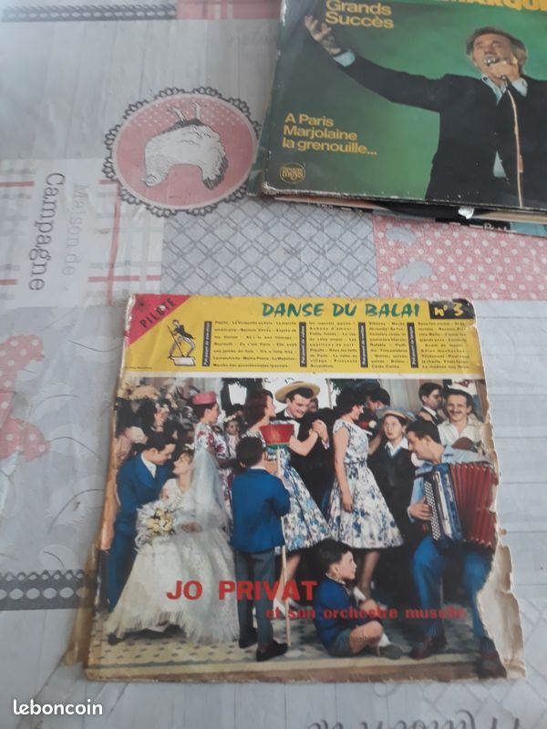 Disque vinyle 33 tours - Danse du balai N° 3 de Jo Privat et son orchestre musette (image 1)