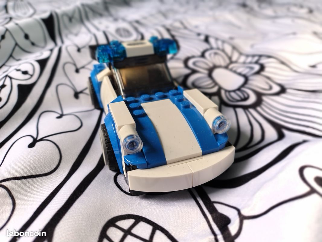 Lego 75895 - 1974 Porsche 911 Turbo 3.0 "Polizei" ou "Police" (100% briques Lego) (image 6)