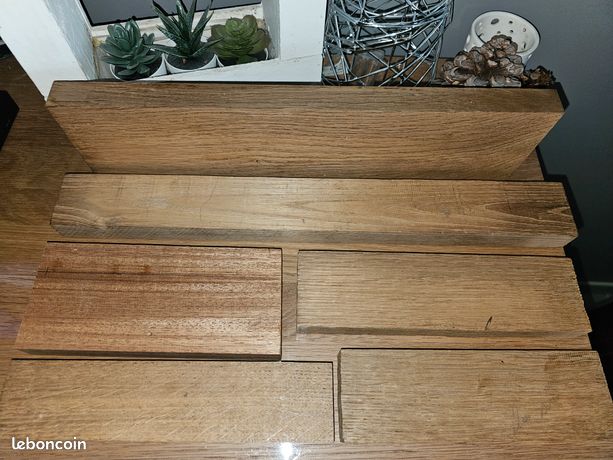 Planche Chêne Massif 38x18x2.5cm – Bois Brut Pour Bricolage Et Artisanat