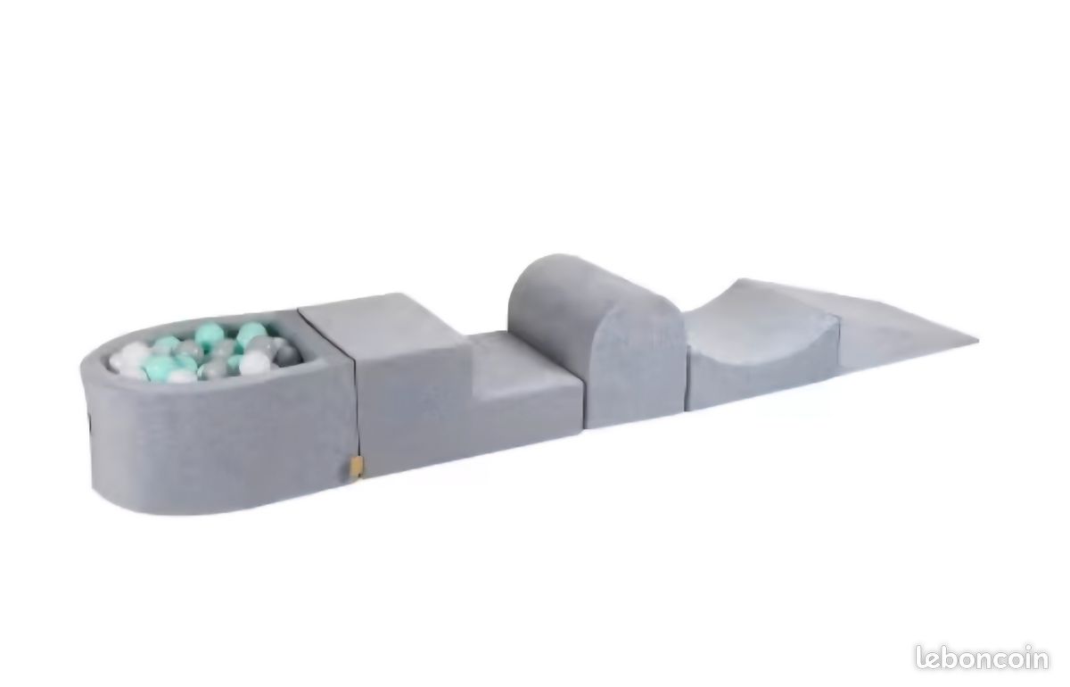 Parcours Motricité Bébé avec Piscine à Balles pour Enfant (image 1)
