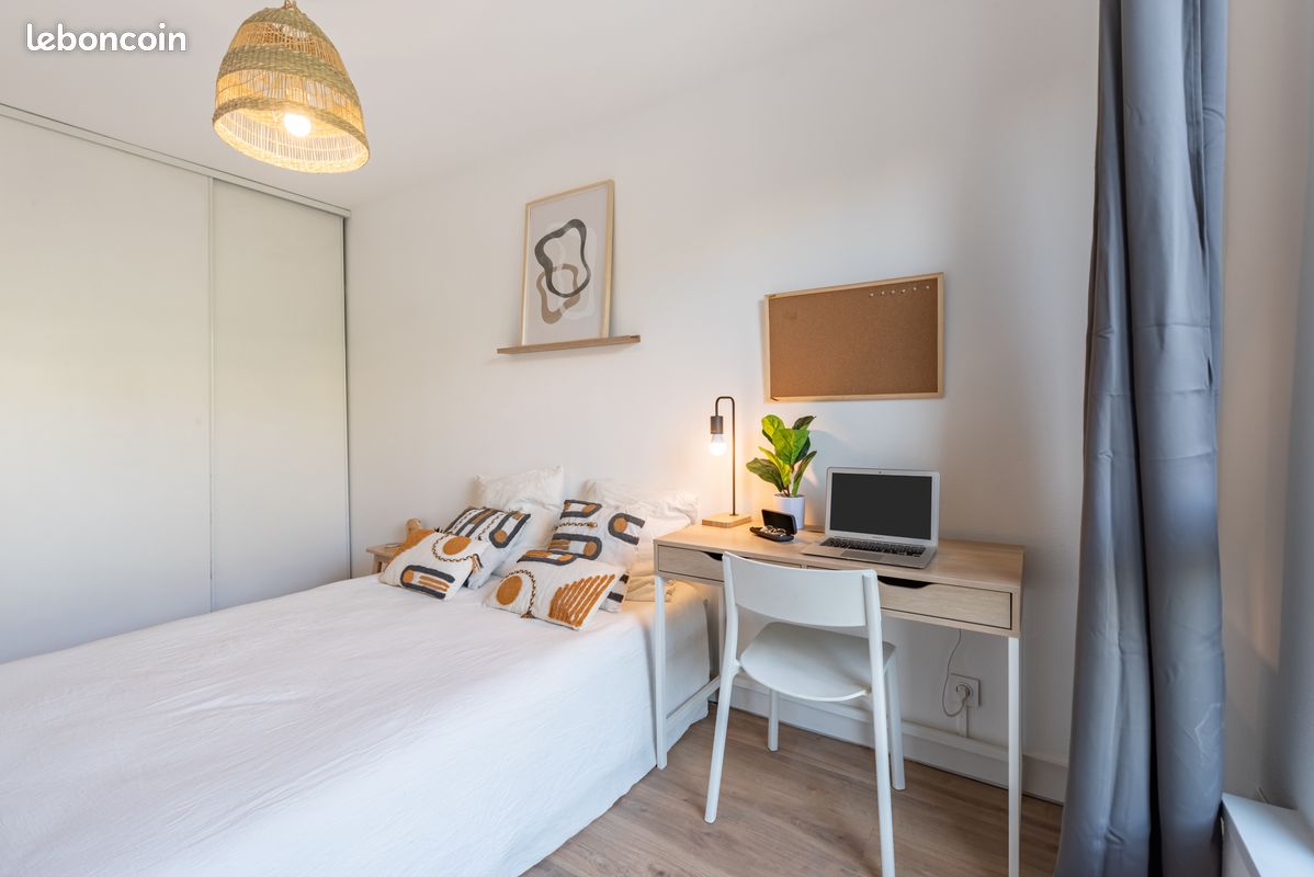 Chambre meublée - grand appartement de 160m² - tout inclus - Quartier Antigone (image 9)