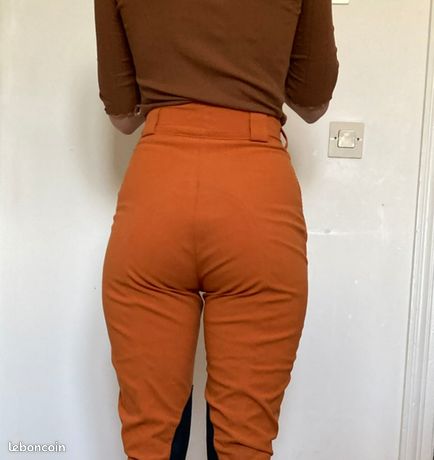 Pantalon Culotte D'équitation Kerrits Femme, Taille S, Couleur Beige - Mélange Nylon - Occasion