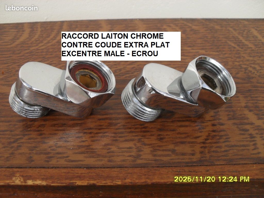 Quatre raccords, excentrique laiton chromé Bricolage — free download