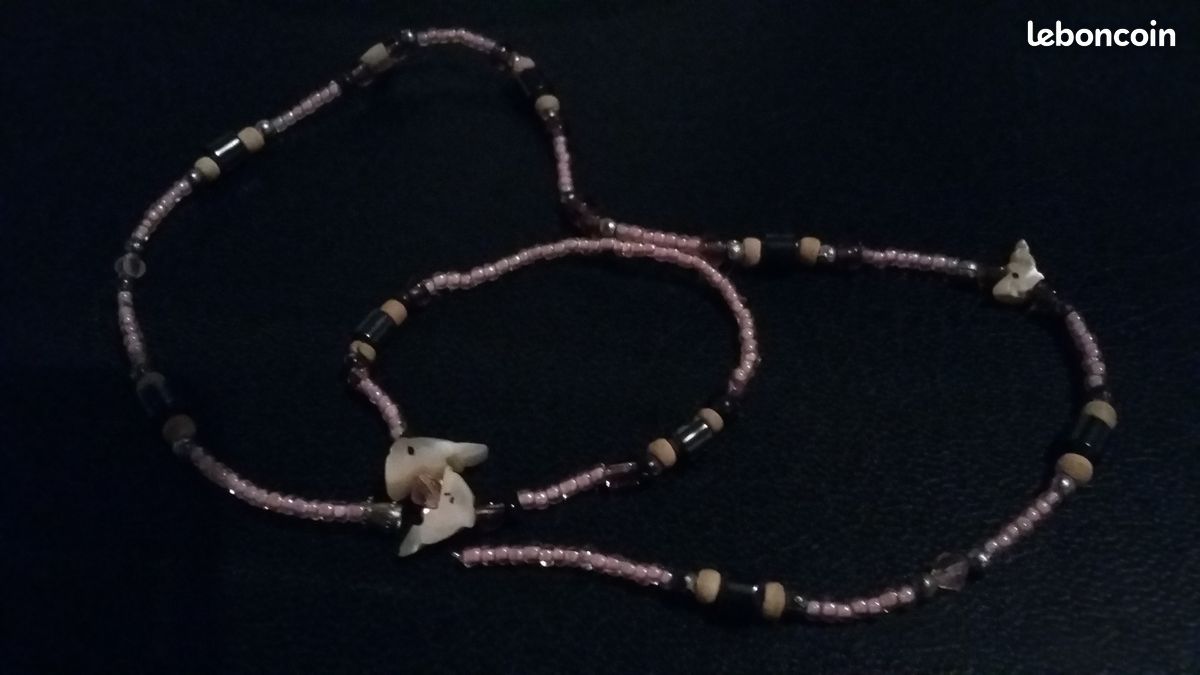 Collier et bracelet assortis dauphin (image 1)