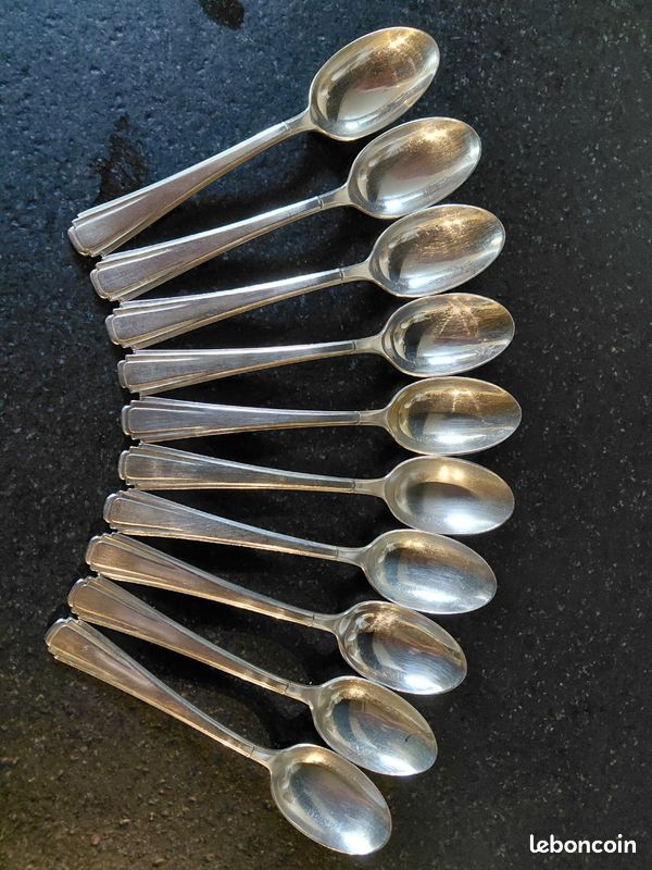 Set 20 Couverts DEETJEN Moderniste - 4 Fourchettes + 10 Cuillères - Métal Argenté