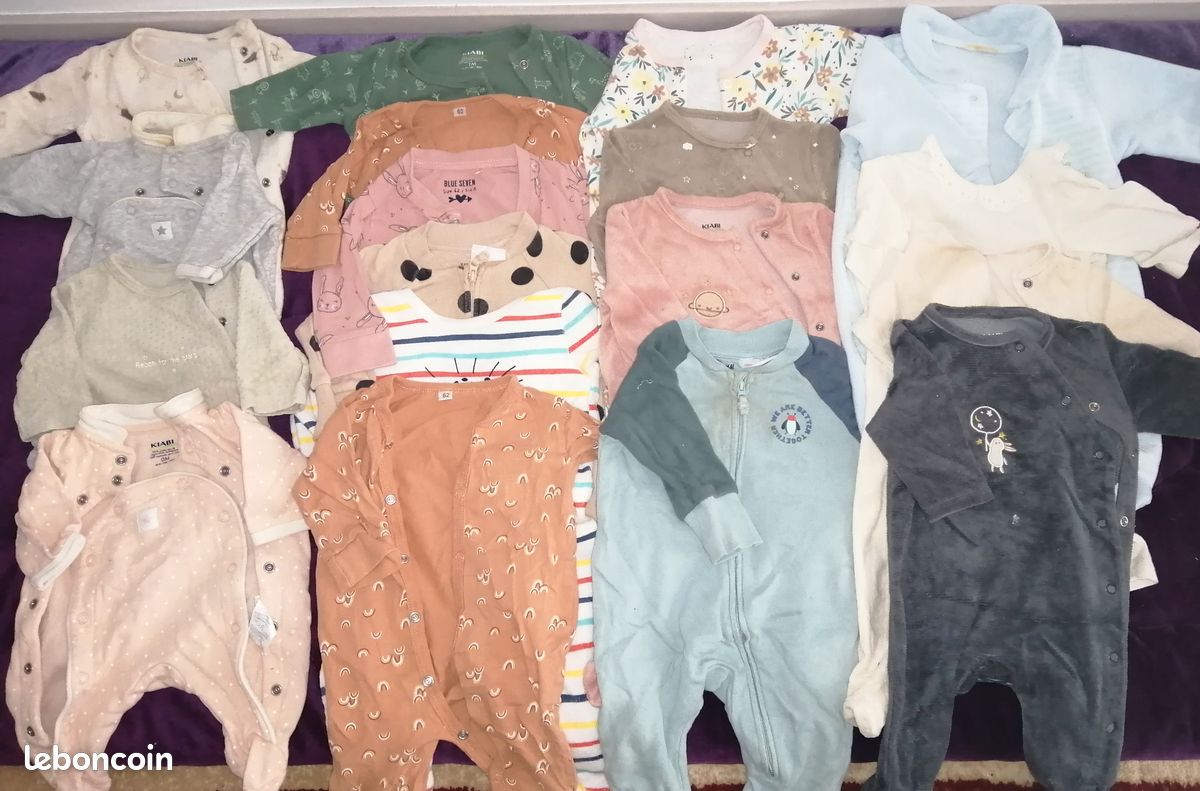 Vêtements bébé fille et garçon 0-3mois (image 4)
