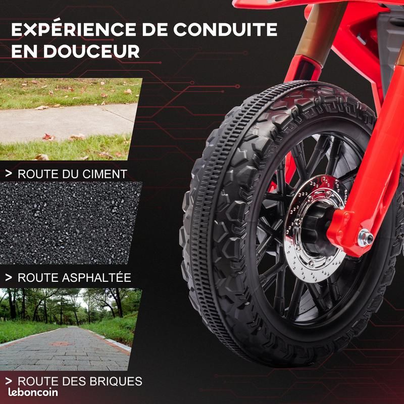 Moto électrique Pour Enfant Moto Cross Pour Enfants De 3 à 6 Ans 2 Moteurs 12v Vitesse Max 5 Km H Vert 78007886 Moto électrique Pour Enfant Moto Cross Pour Enfants De 3 à 6 Ans 2 Moteurs 12v Vitesse Max 5 Km H Vert 78007886