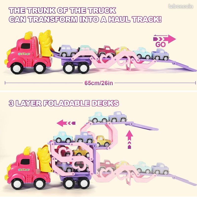 Camion Jouet avec Sons et Lumières - Neuf - Jeux & Jouets Camion Jouet avec Sons et Lumières - Neuf - Jeux & Jouets