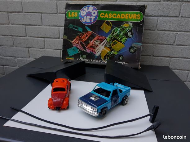 Les gyro jets cascadeurs - meccano - la citroën 2cv & la renault 4l - Jeux & Jouets