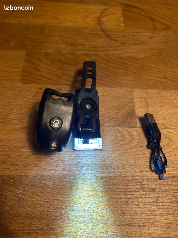 Lot sonnette type enfant éclairage avant vélo (image 2)