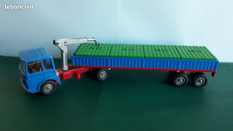 Solido 1/50 - Saviem SM300 Halb Anhänger Strex Stex Transport