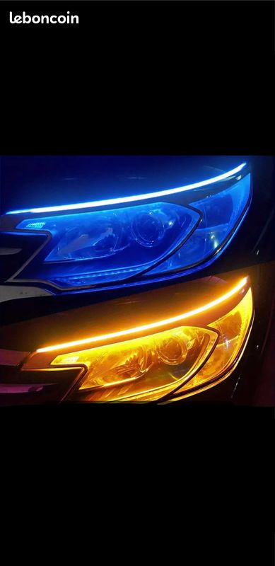 Bande led 12v bleu pour phares (image 2)