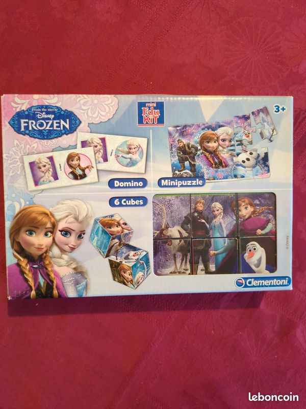 Domino / puzzle / cubes reine des neiges (image 1)