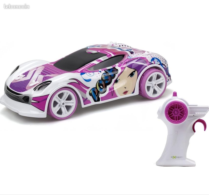 Voiture téléguidée rose Jeux Jouets