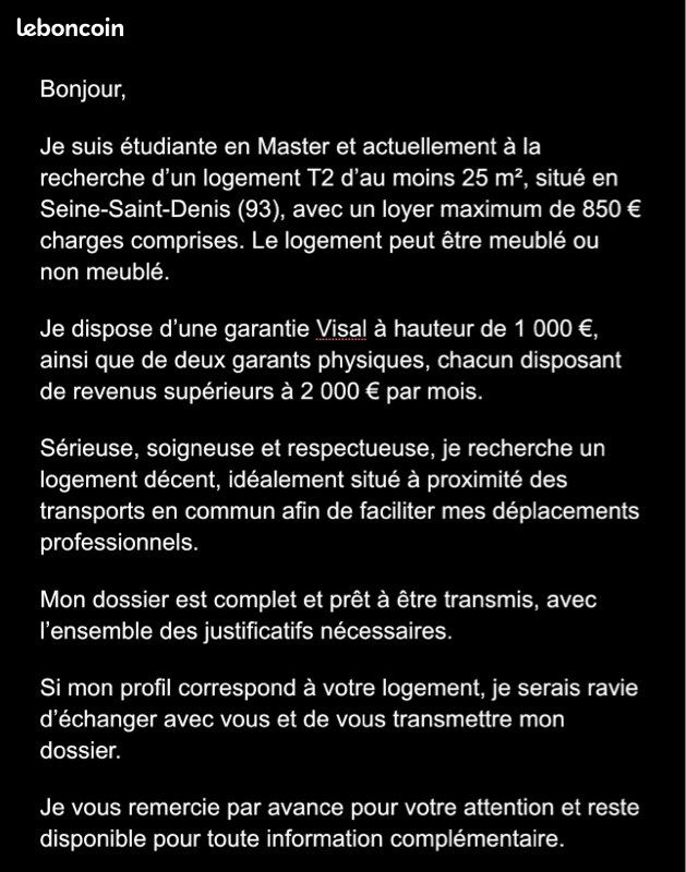Appartement 2 pièces 25 m² · à Romainville · 25 m² · 850 €
