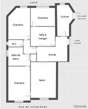 Appartement 5 pièces 92 m² · à Paris · 92 m² · 1 060 000 €