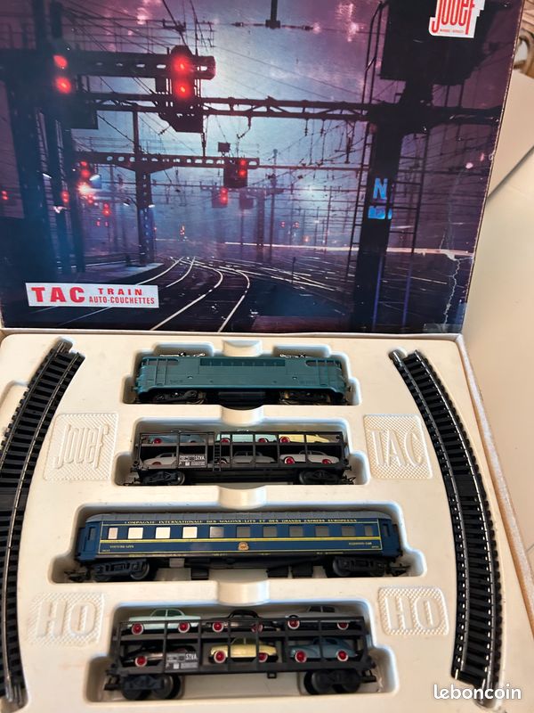 Le Wagon DD Trains Auto Couchettes De La SNCF En Miniature Par Jouef Au H0 Ho 12042