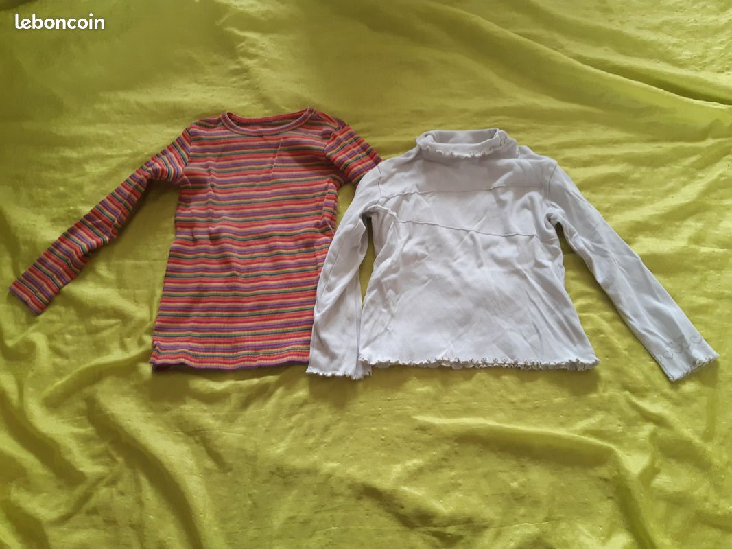 2 tee-shirts manches longues sucre d’orge et jako, 6 ans (image 1)