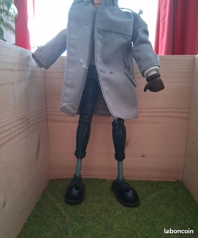 Jouet figurine vintage inspecteur gadget en SKI bandai Dic 1983 PVC non