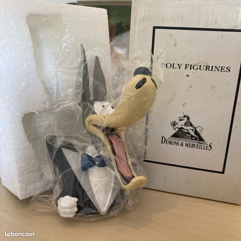 Figurine Loup Tex Avery - Démons Et Merveilles, Leblon-Delienne - Résine 1998 (occasion)