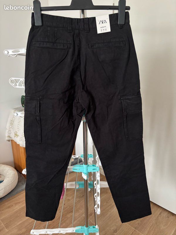 Pantalon cargo slim homme zara Vêtements