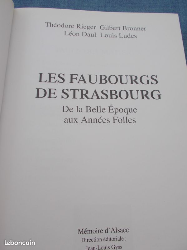 Les faubourgs de STRASBOURG (image 3)