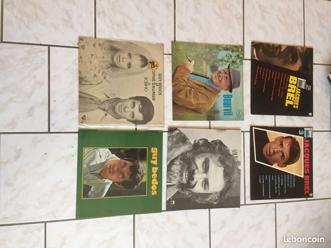 Jacques Brel, Bourvil, Maxime Leforestier, Guy Bedos (image 1)