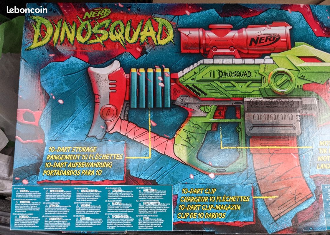 Nerf Dinosquad Rex Rampage neuf (image 3)