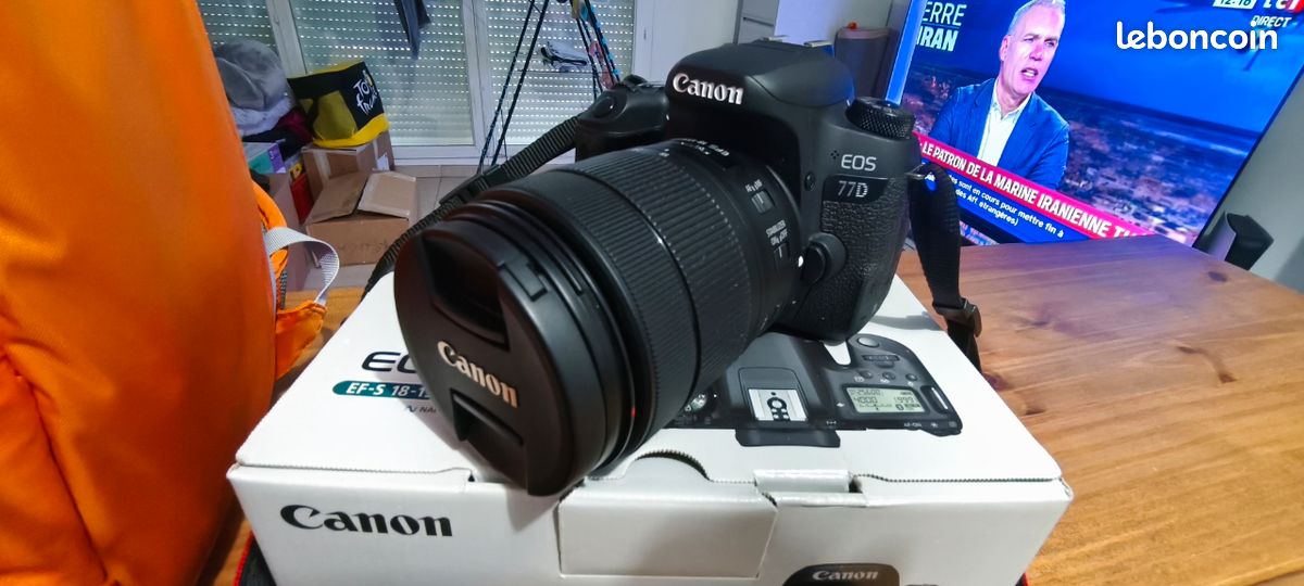 Appareil photo reflex canon eos 77D pack série L + (image 2)