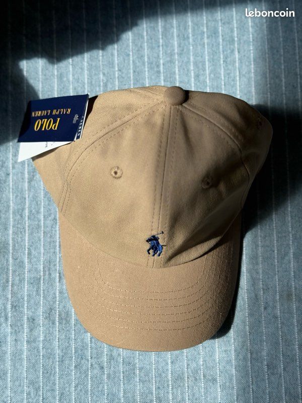 Player Marron Authentic Casquette Casquette Ralph Lauren Jaune