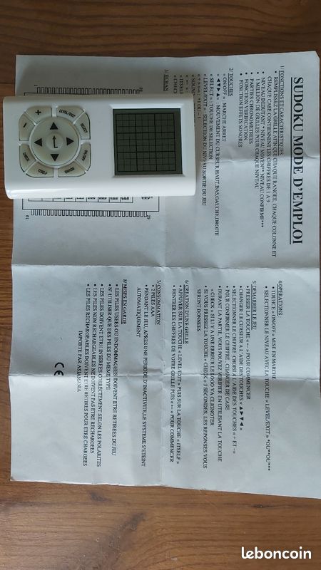 Sudoku électronique (image 1)