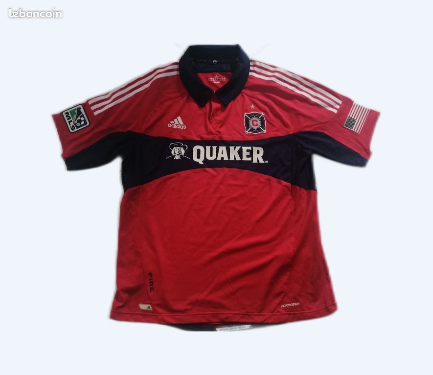 Vintage adidas maillot quaker 2012 chicago fire Vêtements