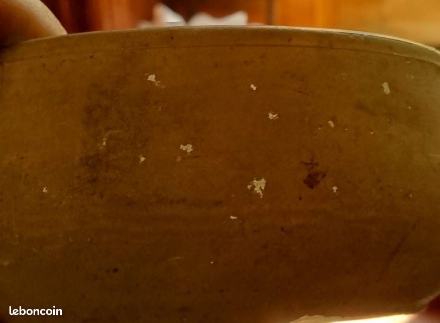 Vide poche en verre épais ancien (image 5)