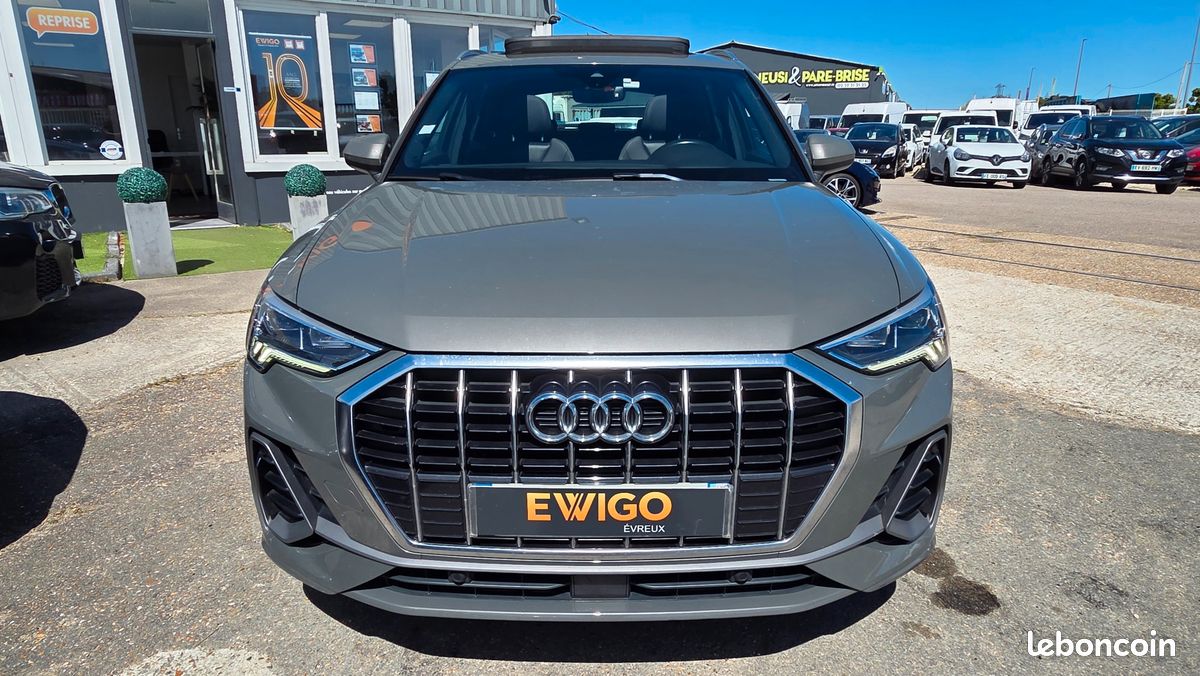 AUDI Q3 2.0 35 TDI 150ch S-LINE S-TRONIC - TOIT PANO - ANDROID AUTO CARPLAY - CUIR - COFFRE ELECTRIQUE (image 9)