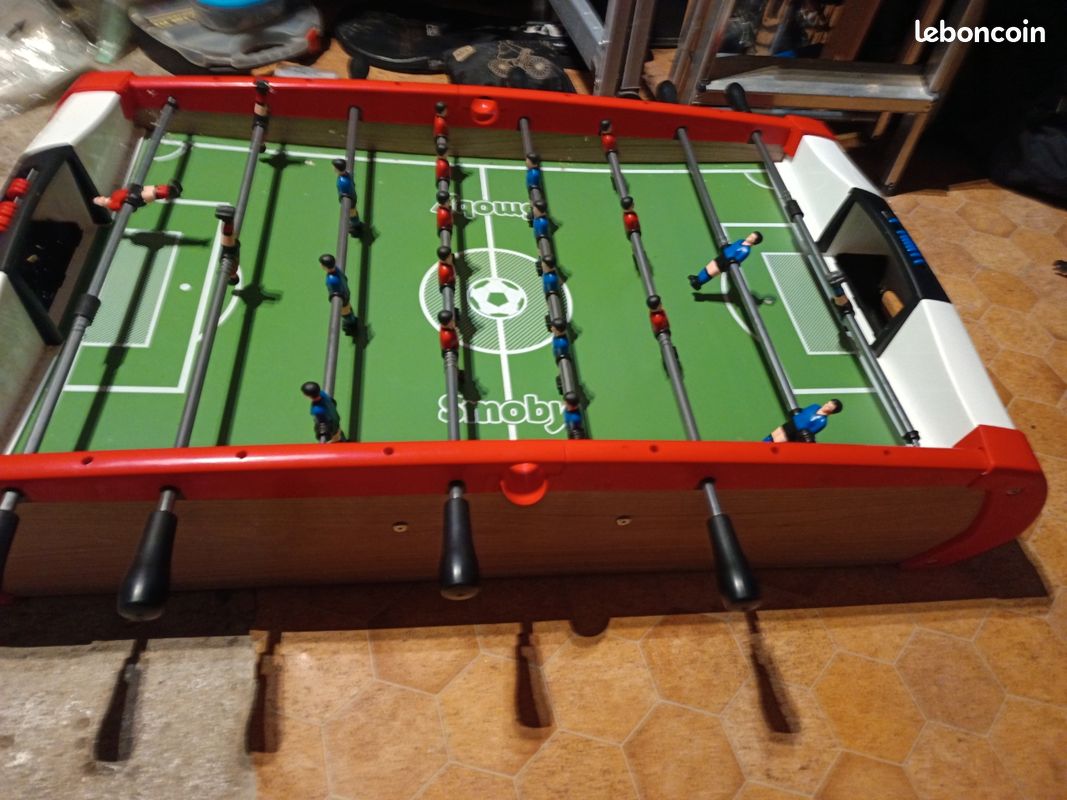 Table de jeu Baby foot billard palet 4 en 1 Smoby (image 5)