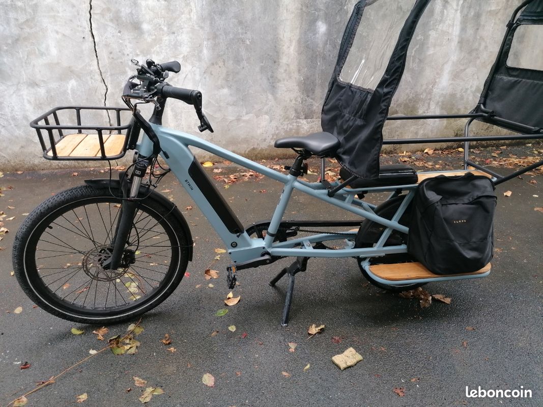 Long Tail Decathlon Bici A Tre Ruote Cargo Bike E Bike Decathlon