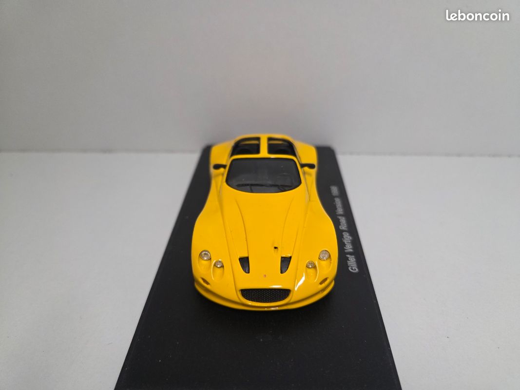 Miniature Spark 1/43 - Gillet Vertigo Streiff 2002 - Gris Foncé - Record Du Monde - Neuve