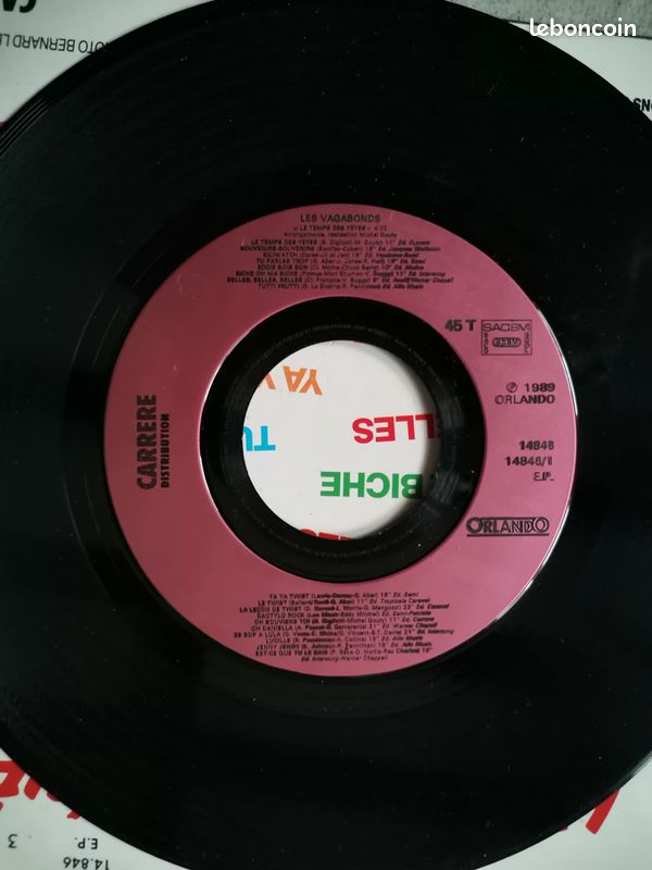 45T LES VAGABONDS / Le temps des yéyés (image 3)