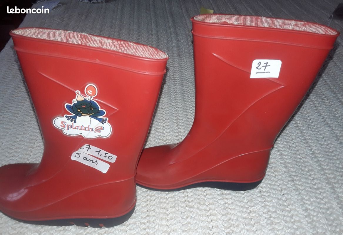 Petits accessoires enfants : bonnets,gants ski,bottes pluie,foulards (image 3)