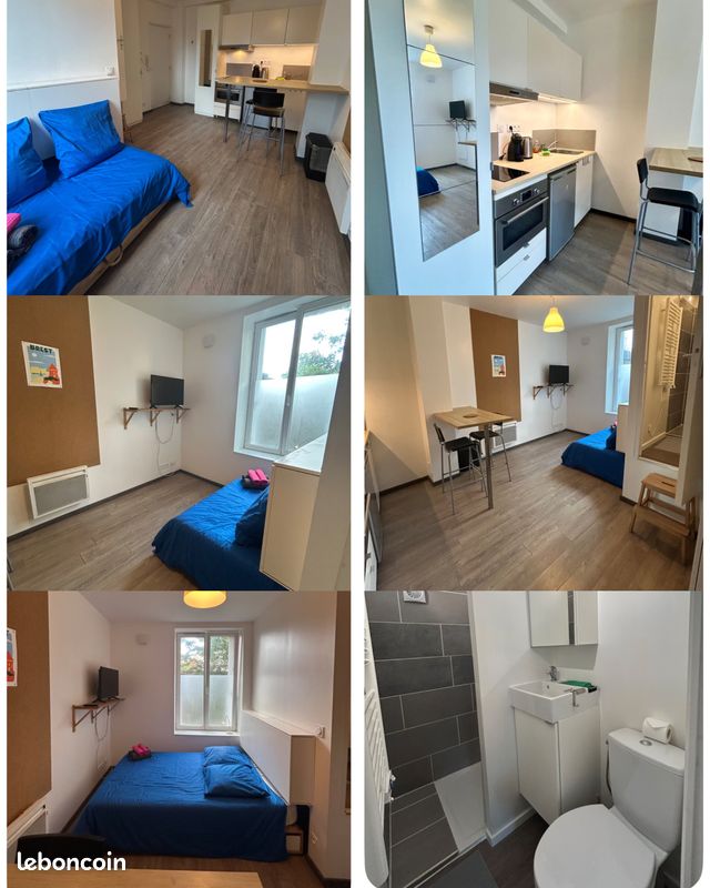 Appartement 1 pièce 21 m² · à Brest · 21 m² · 495 €/mois