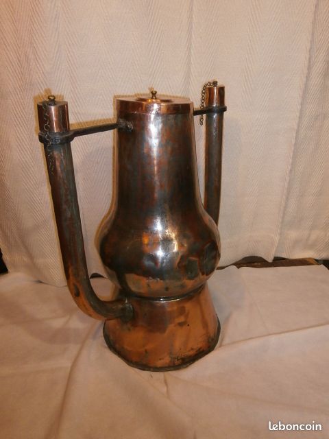 Ancien chauffe-bain en cuivre (image 1)