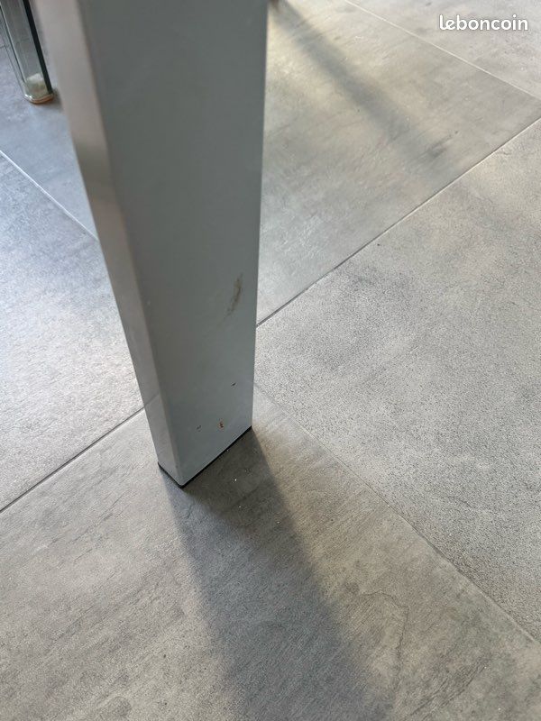 Table extensible 4/8 personnes verre/metal (image 4)