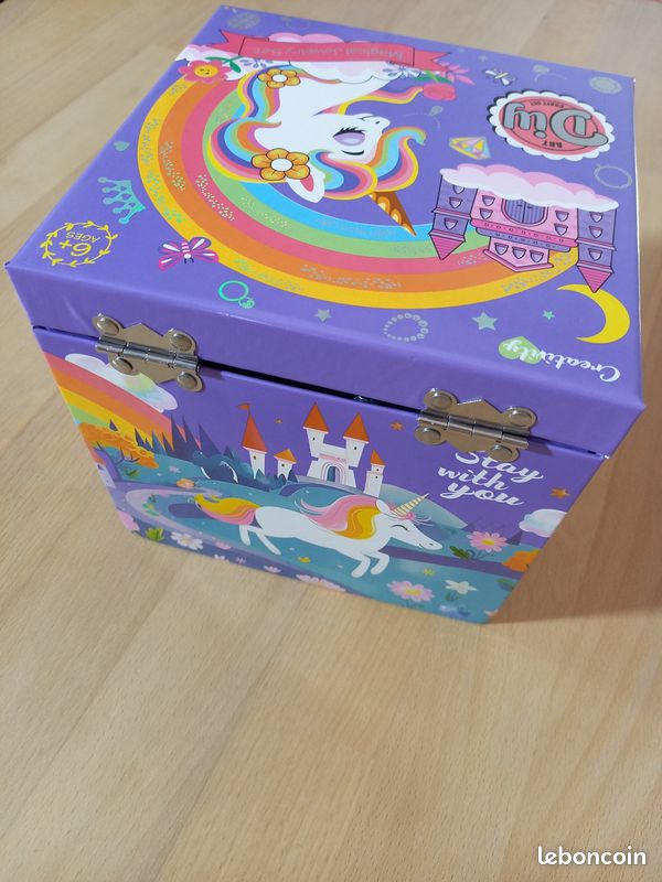 🦄 Coffret à bijoux licorne et kit de création bijoux (image 12)