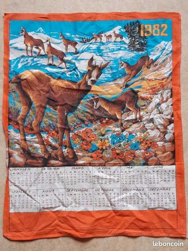 Torsion de calendrier 1982 - 2 Modèles (image 2)