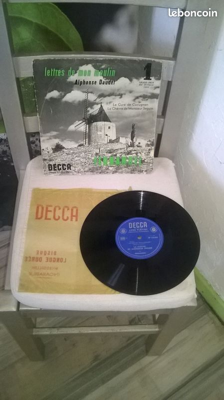 Vinyle Alphonse Daudet, Fernandel Lettres De Mon Moulin 1953 (image 2)