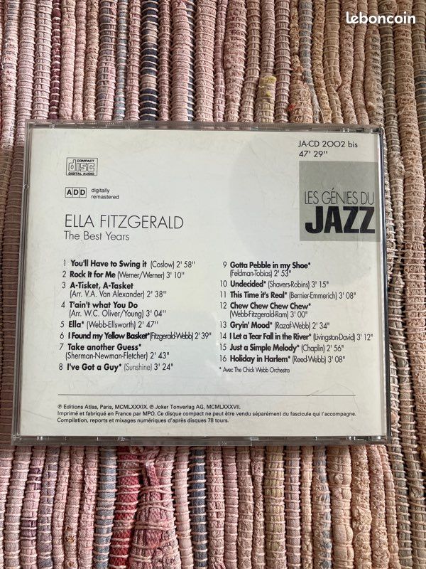 Cd Ella Fitzgerald - The best years (image 2)